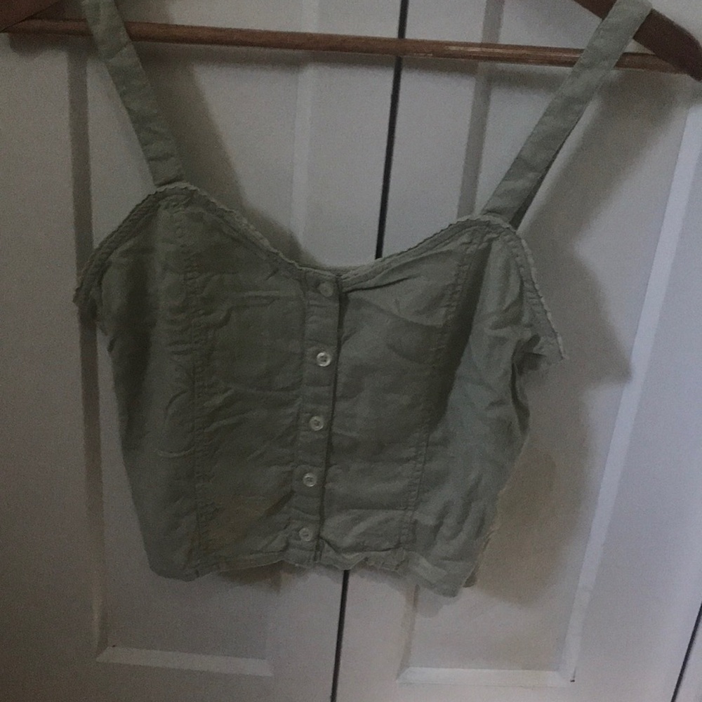 Brandy Melville button up tank top